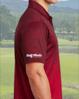 Golf Mindz Brain Ball Men's Gradient Polo