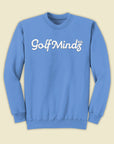 Unisex Golf Mindz 3D Script Crew Fleece Sweatshirt