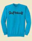 Unisex Golf Mindz 3D Script Crew Fleece Sweatshirt
