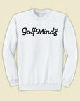 Unisex Golf Mindz 3D Script Crew Fleece Sweatshirt