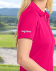 Golf Mindz Brain Ball Women's Tee Off Polo