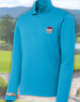 Golf Mindz Men's Quarter Zip Long Sleeve Pullover