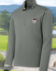 Golf Mindz Men's Quarter Zip Long Sleeve Pullover