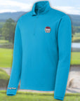 Golf Mindz Brain Ball Men's Quarter Zip Long Sleeve Pullover