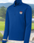 Golf Mindz Men's Quarter Zip Long Sleeve Pullover
