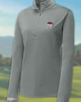 Golf Mindz Women's Quarter Zip Long Sleeve Pullover