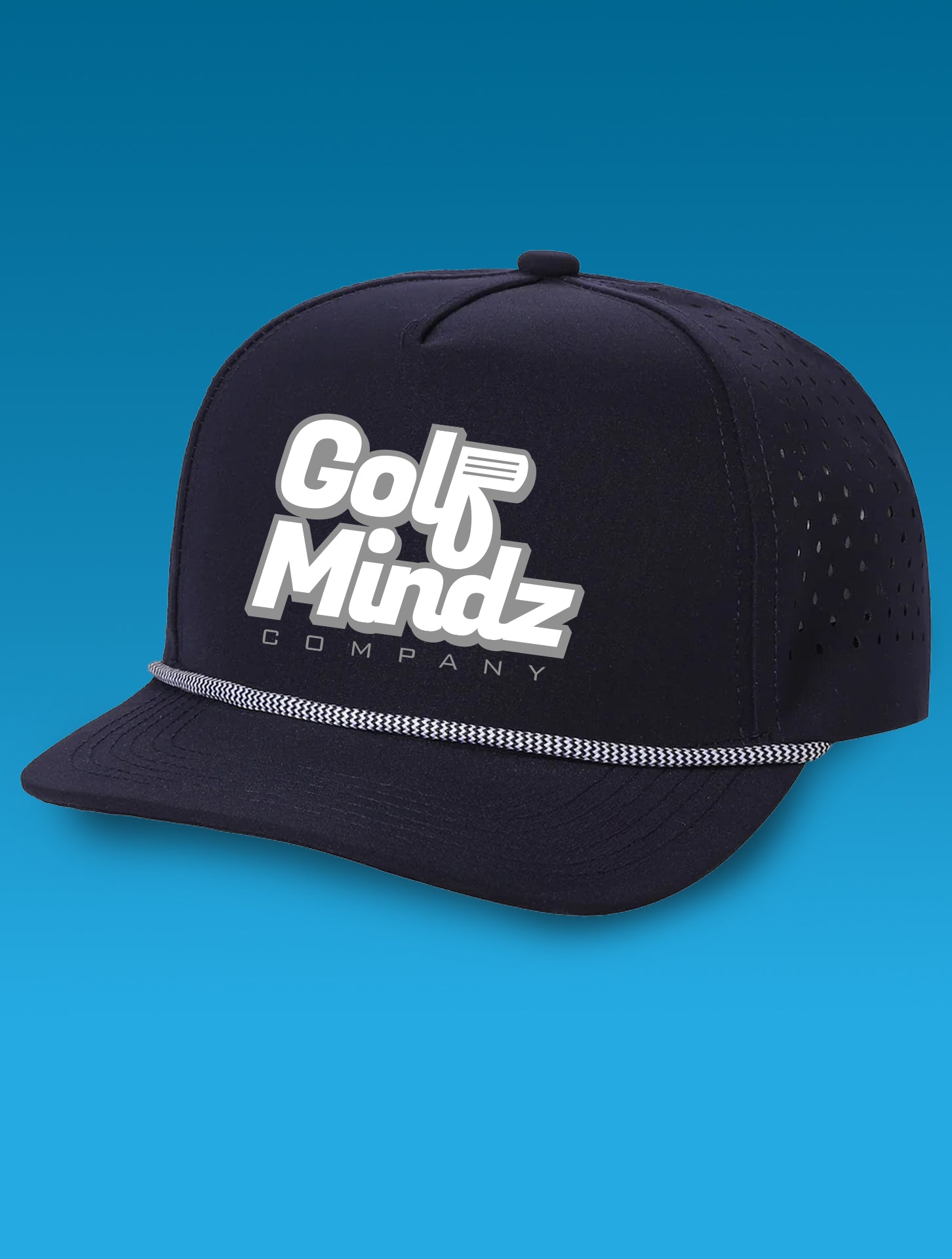 Golf Mindz 3D Logo Performance Rope Hat