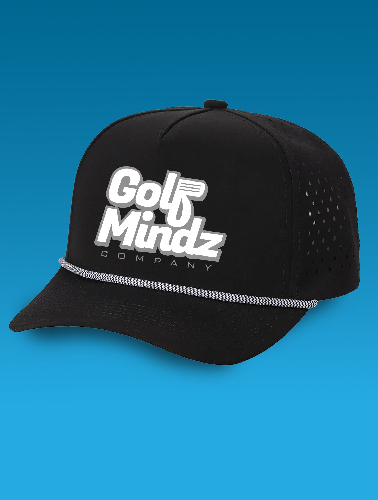 Golf Mindz 3D Logo Performance Rope Hat