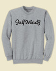 Unisex Golf Mindz 3D Script Crew Fleece Sweatshirt