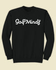 Unisex Golf Mindz 3D Script Crew Fleece Sweatshirt