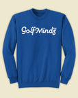 Unisex Golf Mindz 3D Script Crew Fleece Sweatshirt