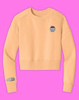 Golf Mindz Women's Cropped Crew Fleece Sweatshirt