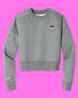 Golf Mindz Women's Cropped Crew Fleece Sweatshirt
