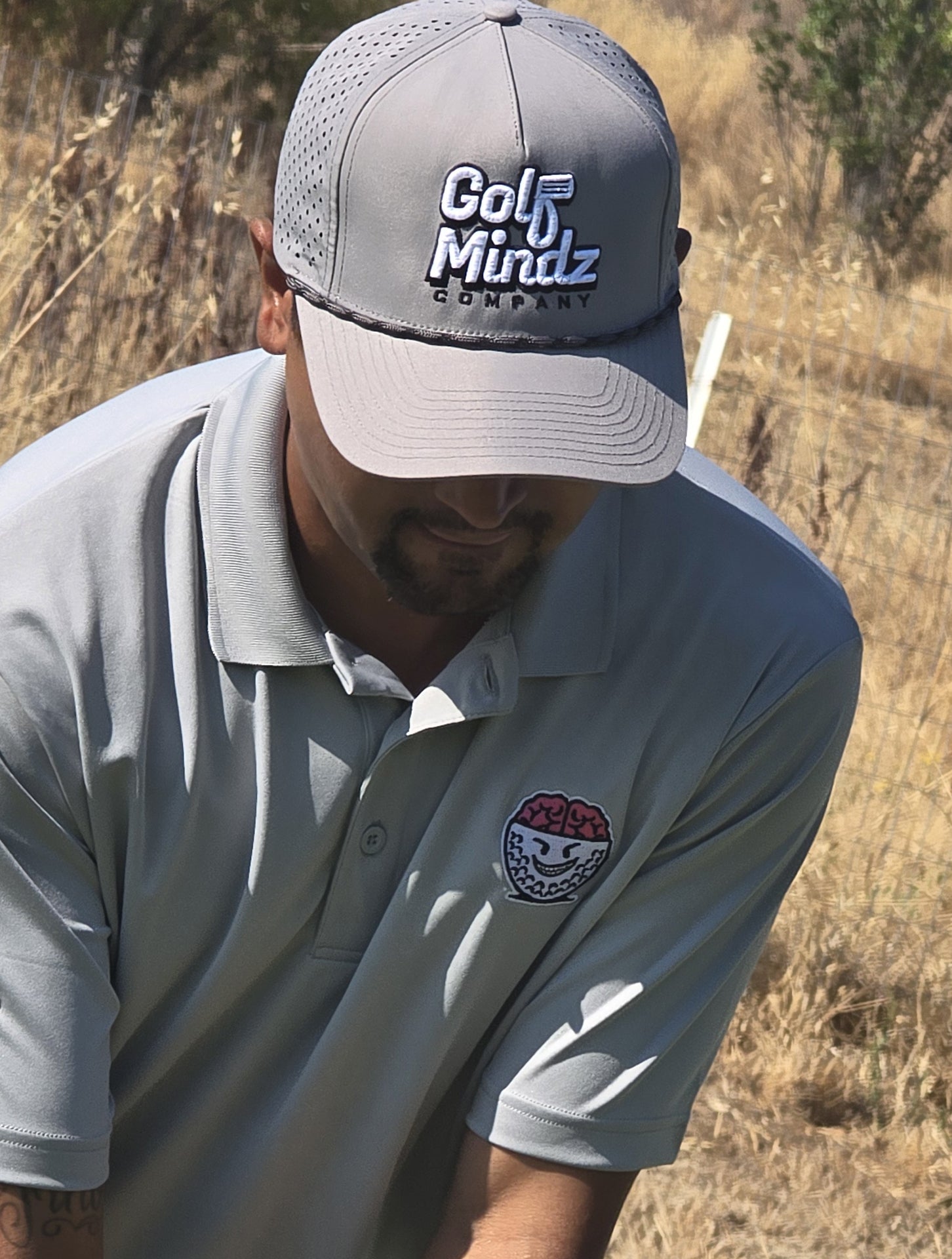 Golf Mindz 3D Logo Performance Rope Hat