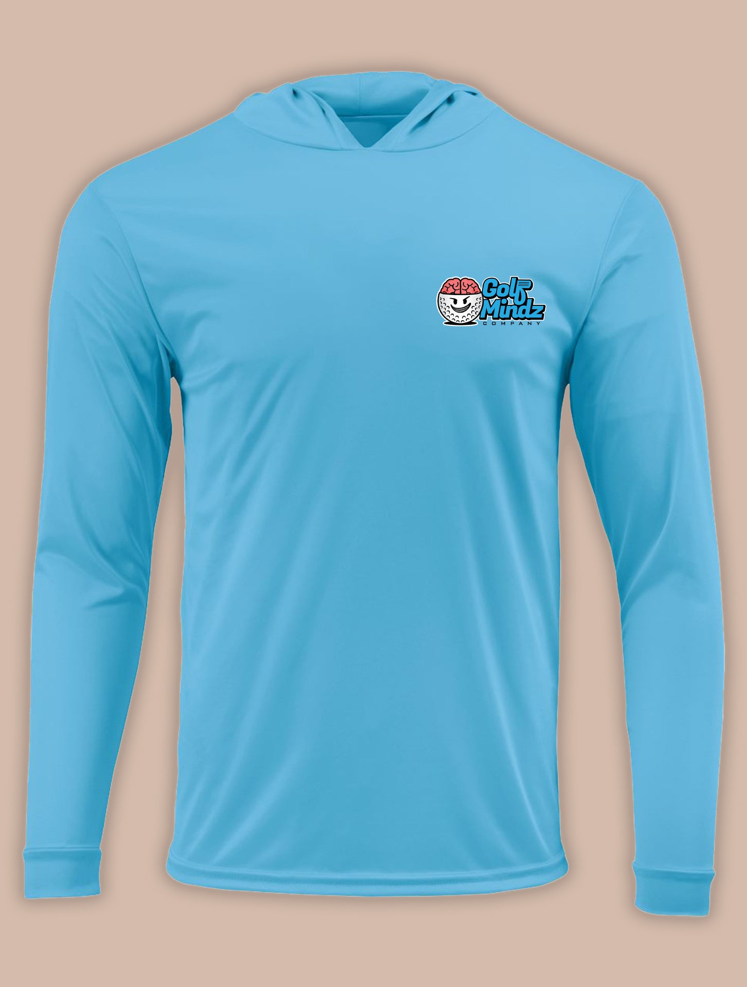 Golf Mindz UV Hooded Long Sleeve Pullover Tee