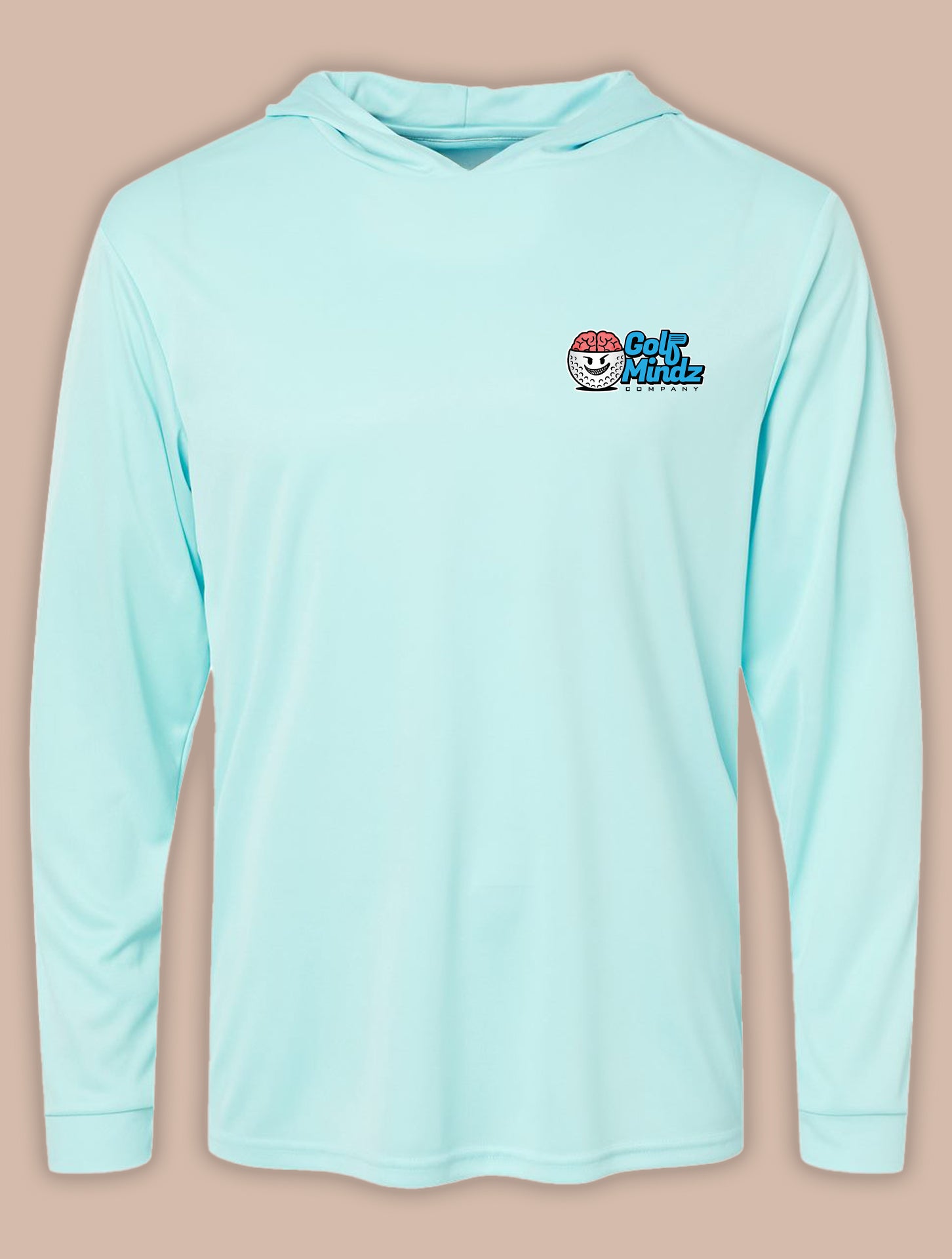 Golf Mindz UV Hooded Long Sleeve Pullover Tee