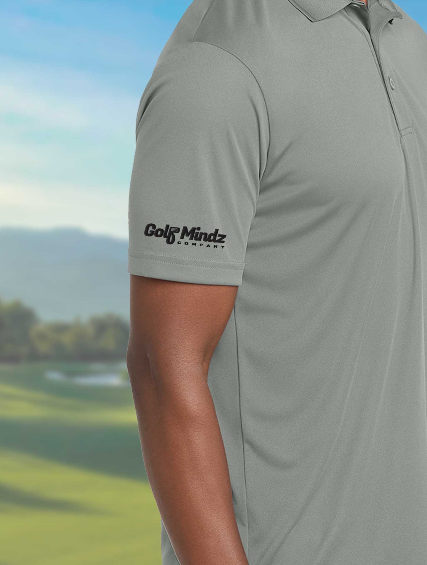 Golf Mindz Brain Ball Men's Tee Off Polo