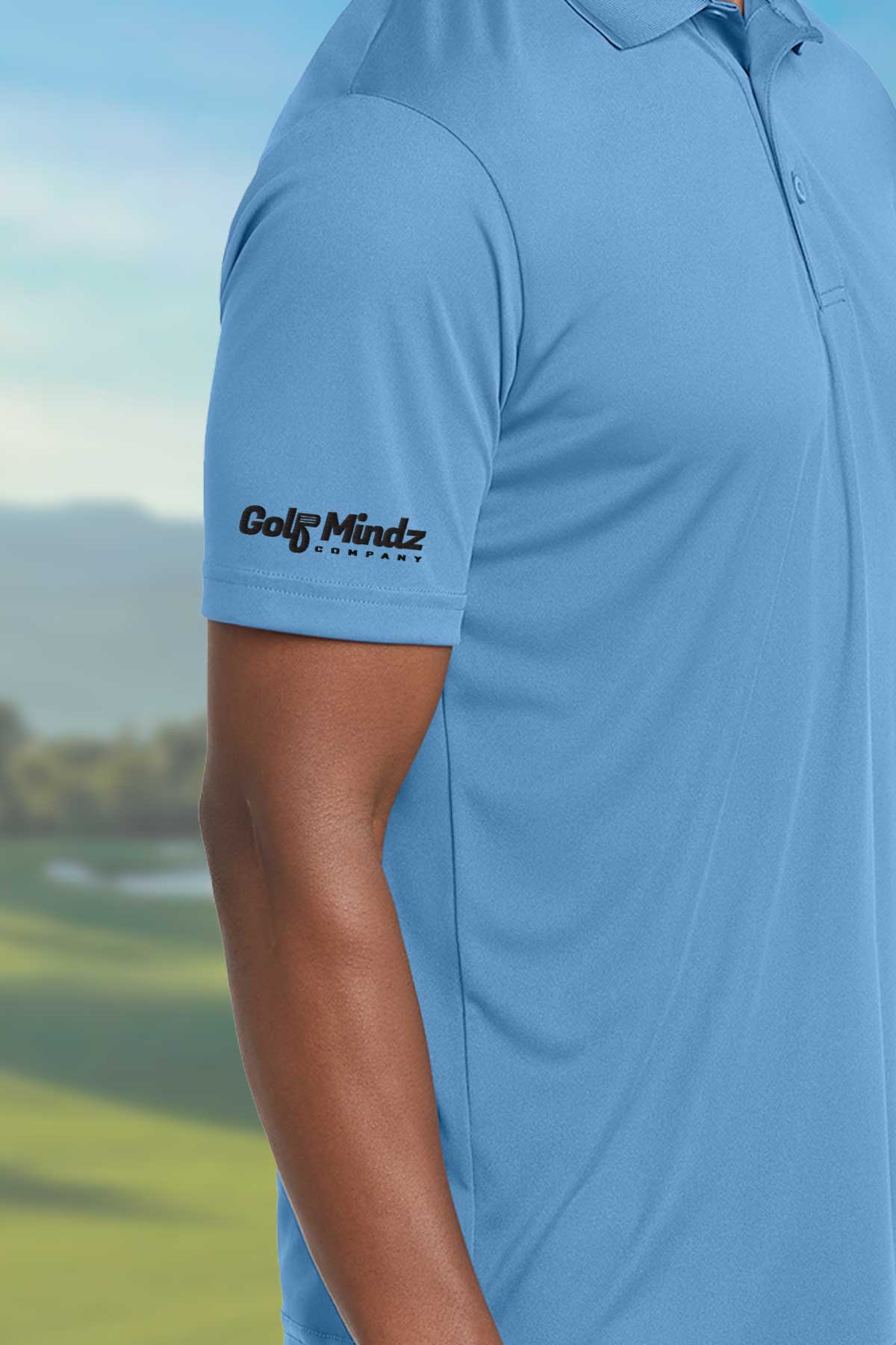 Golf Mindz Ball Guy Men&#39;s Tee Off Polo