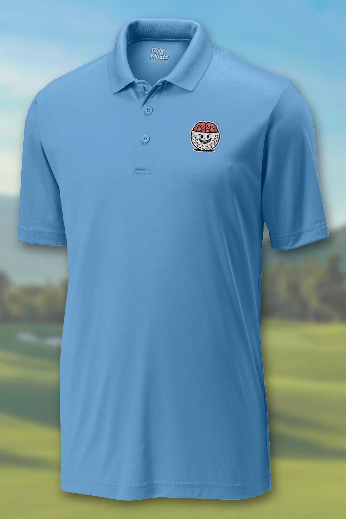 Golf Mindz Ball Guy Men&#39;s Tee Off Polo