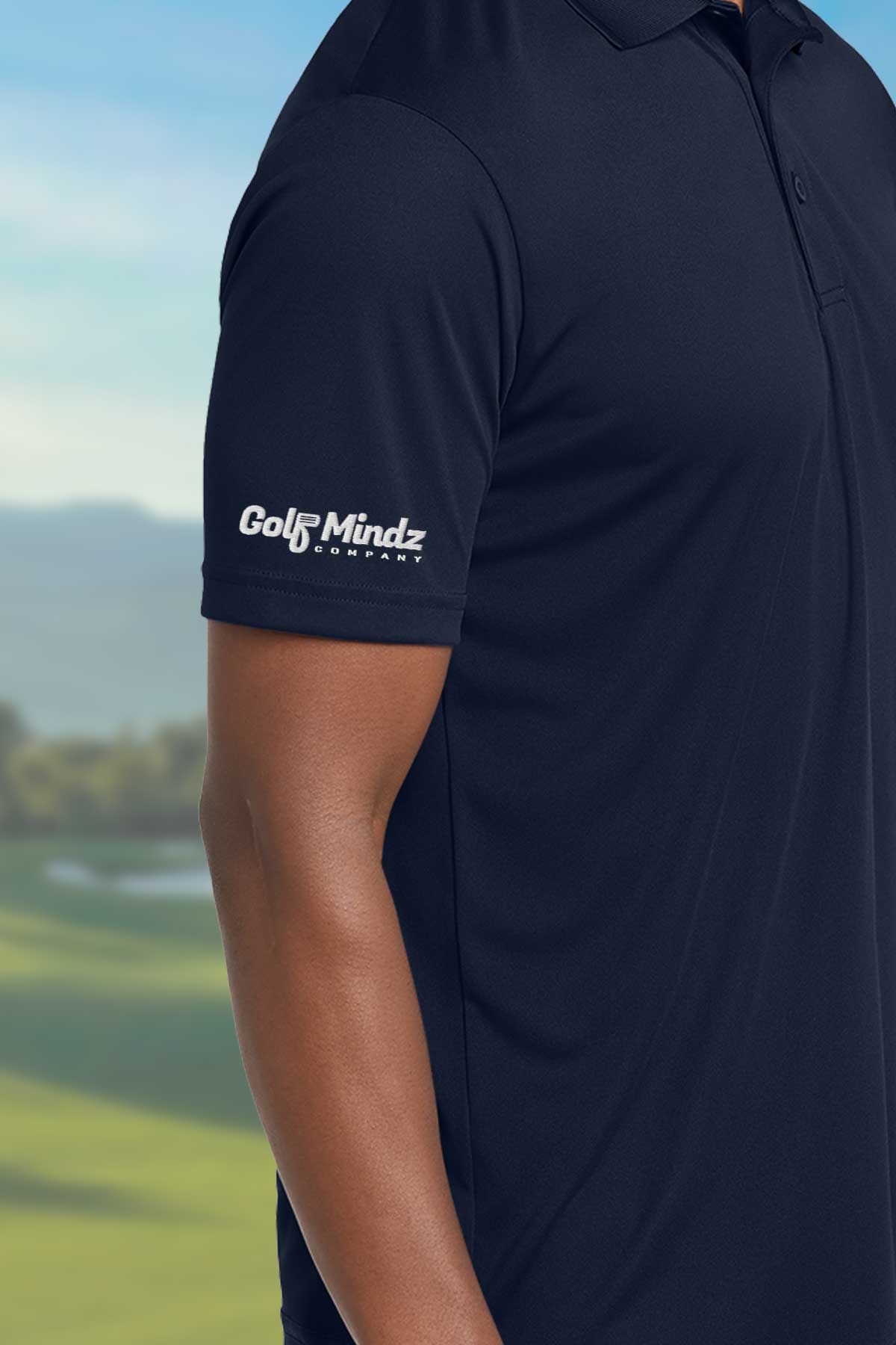 Golf Mindz Ball Guy Men&#39;s Tee Off Polo