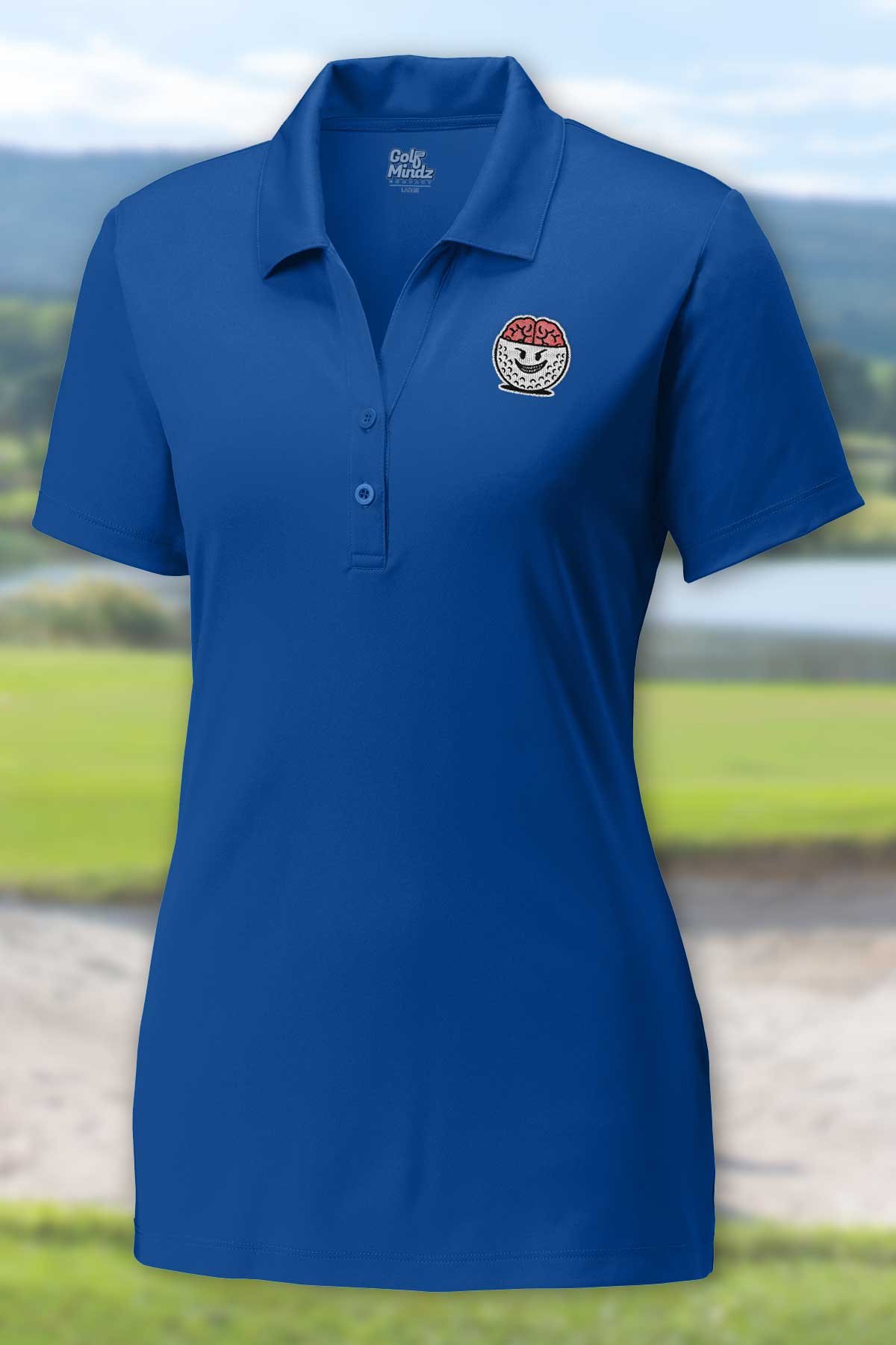 Golf Mindz Ball Guy Women&#39;s Tee Off Polo